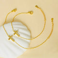 Crystal Cross Bracelet