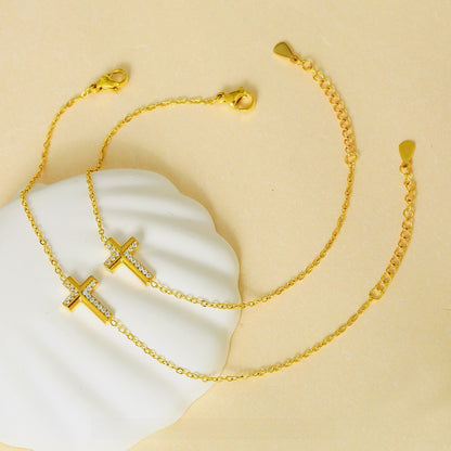 Crystal Cross Bracelet – product view 1