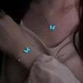 Luminous Butterfly Necklace Bracelet Set