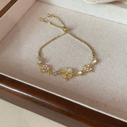 Classic Bracelet – Mixed materials (metal alloy – product view 1