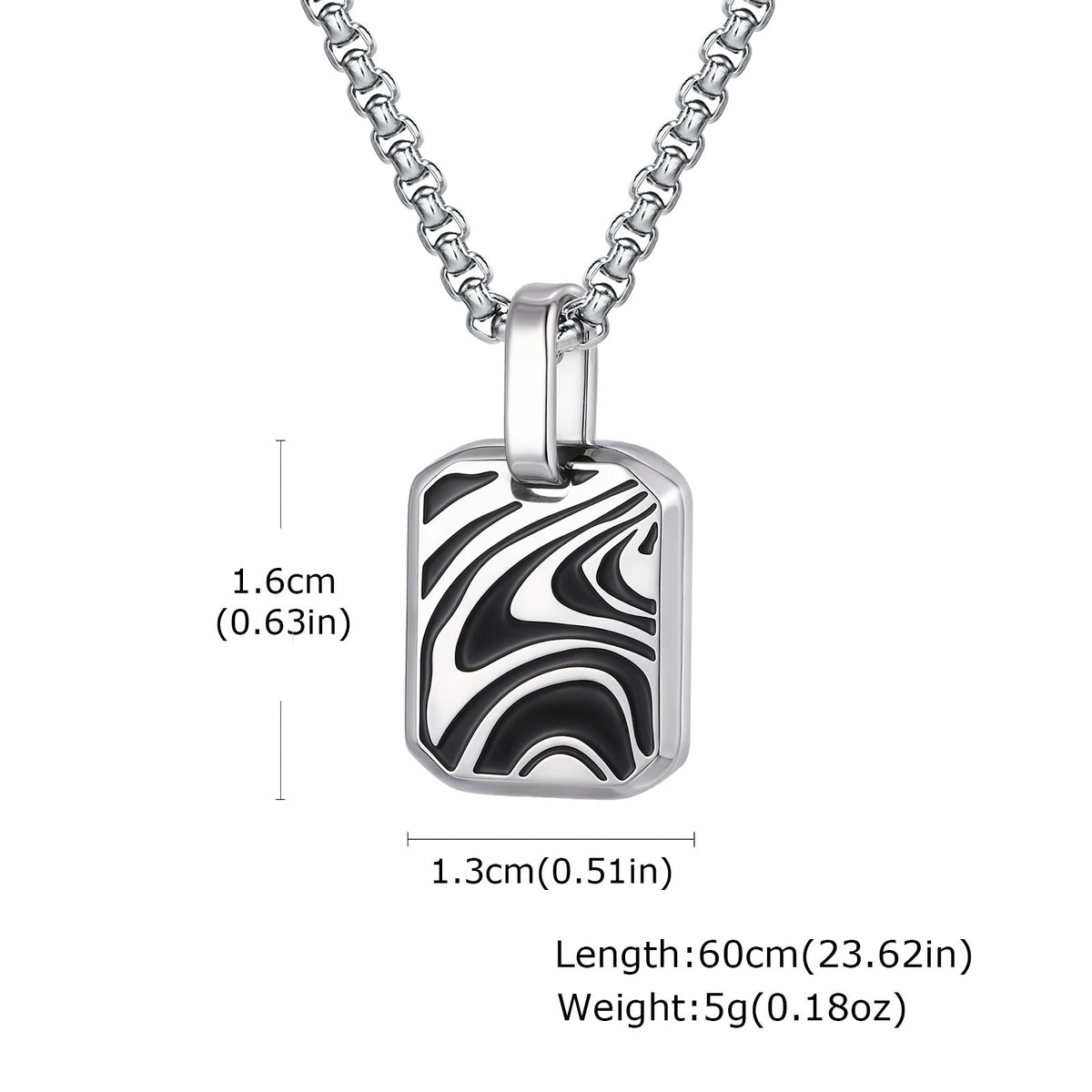 Wavy Star Pendant Necklace – product view 6