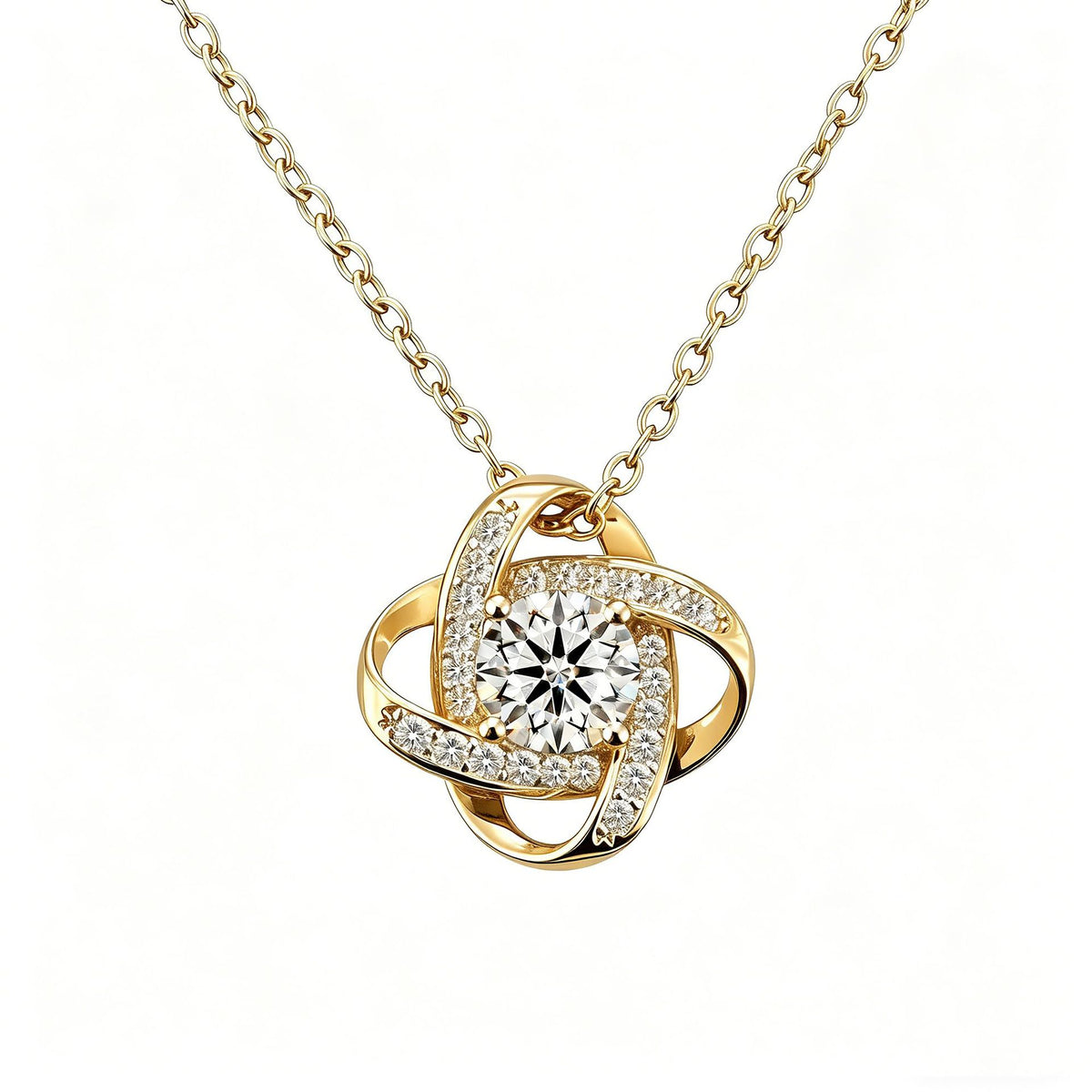 Women's Friendship Clover Necklace – product view 6