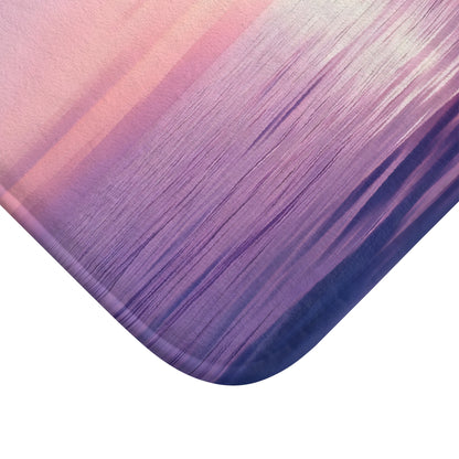 Abstract Christian wall art in soft purple, pink, and blue gradient with textured brushstrokes