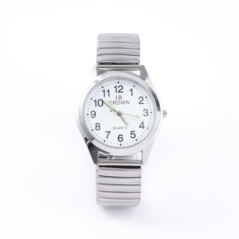 Elastic Band Digital Quartz Watch for Elderly – product view 2