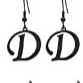 Personalized Initial Letter Earrings – product view 60