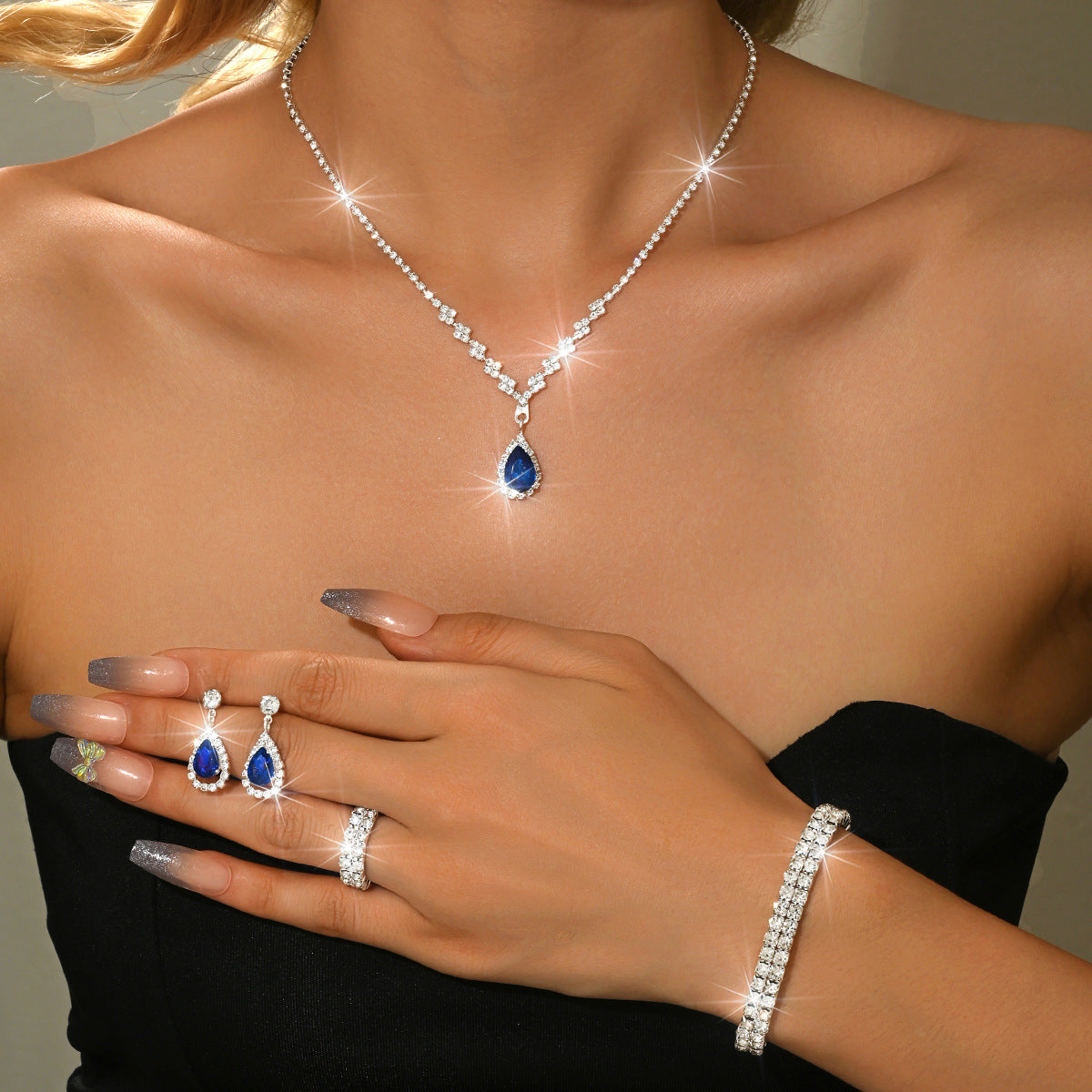 Water Drop Jewelry Set – product view 30