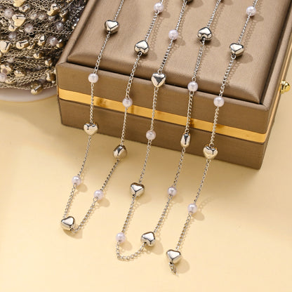 Imitation Pearl Chain Necklace – product view 29