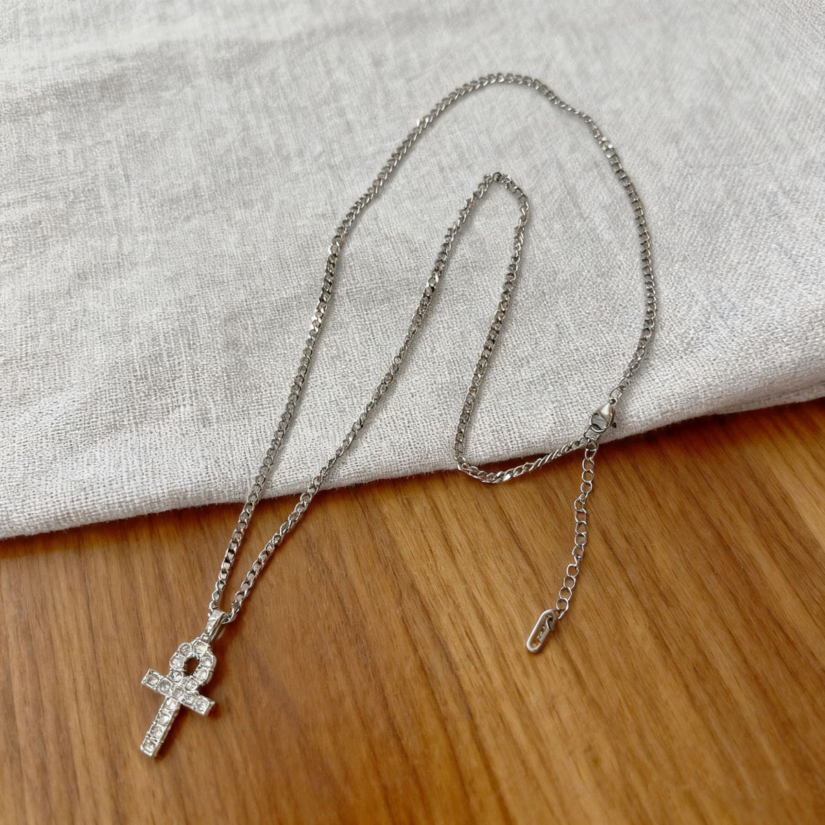 Cross-shaped Key Necklace – product view 6