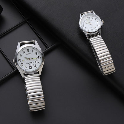 Elastic Band Digital Quartz Watch for Elderly – product view 4