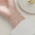Double Layer Star Moon Bracelet