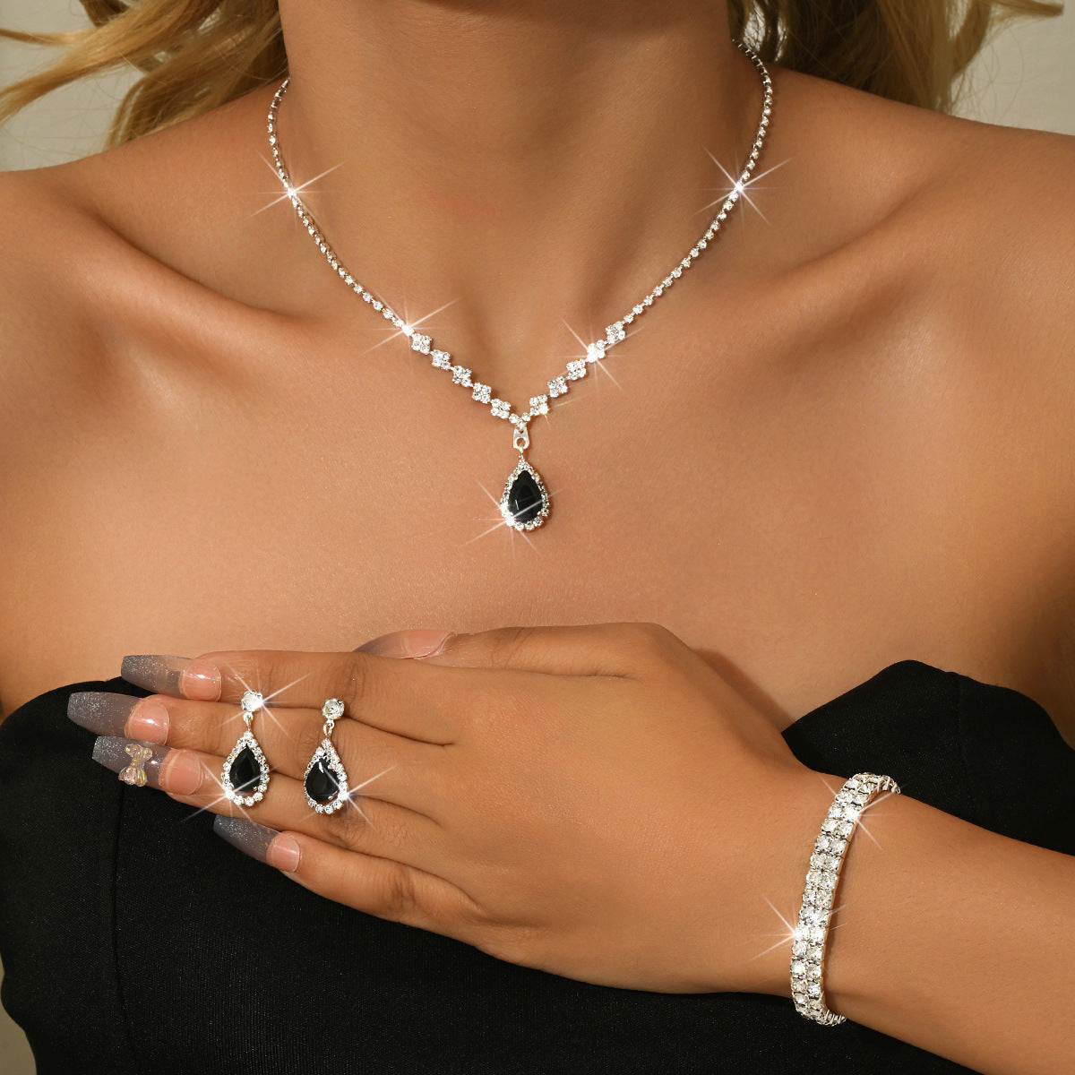 Water Drop Jewelry Set – product view 19