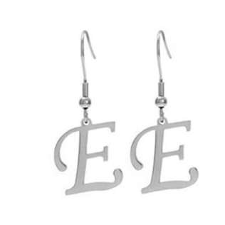 Personalized Initial Letter Earrings – product view 35