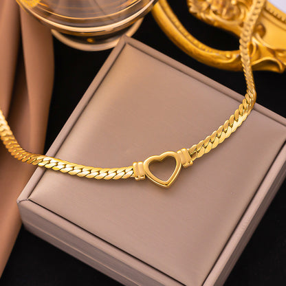 Women's Titanium Steel Heart Necklace – product view 39