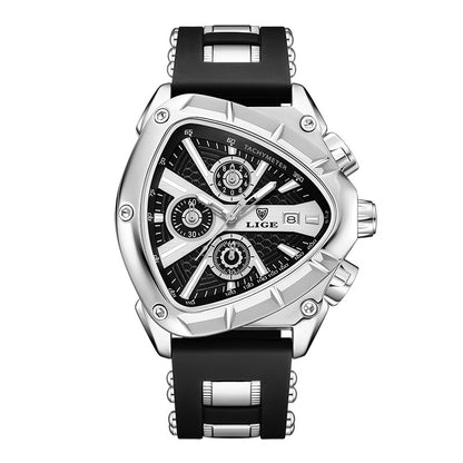 Polygonal Luminous Calendar Watch – product view 7