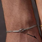 Round Snake Bone Bracelet – product view 10