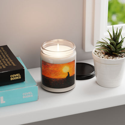 Sunset Silhouette Meditation 9oz Soy Candle — alternate candle product image 14