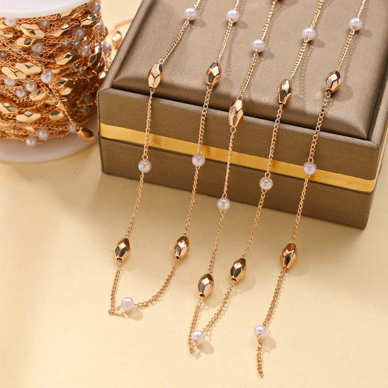 Imitation Pearl Chain Necklace – product view 22