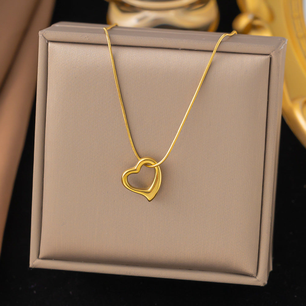 Women's Titanium Steel Heart Necklace – product view 55