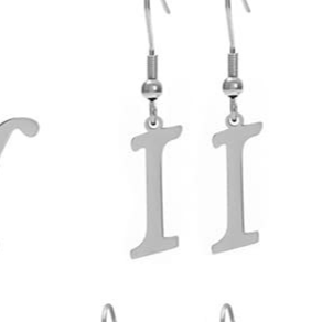 Personalized Initial Letter Earrings – product view 39