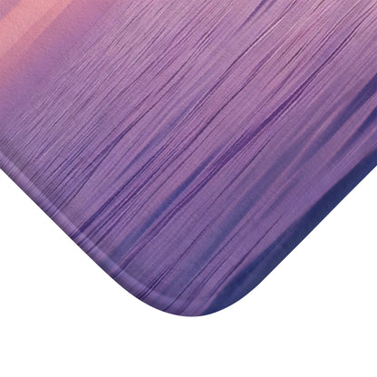 Purple abstract Christian wall art with textured brush strokes and rounded corner