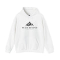 Peace Beyond Thought Brand Logo Hoodie | Minimal Outdoor Mountain Icon