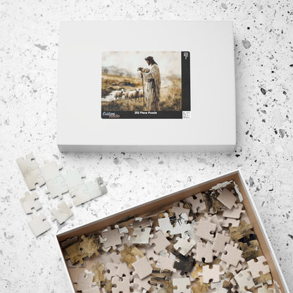 Jesus Shepherd and Sheep Christian Puzzle — alternate puzzle product image 9