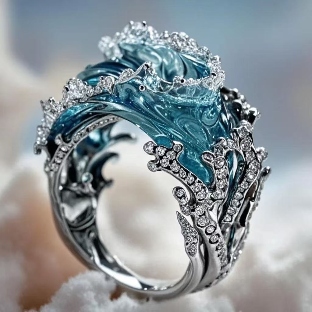 Wave Design Jewelry Set – product view 11