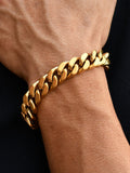 Gold-tone Cuban Chain