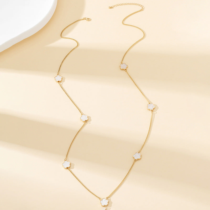 Women's Long Pendant Necklace – product view 6