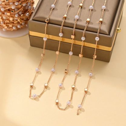 Imitation Pearl Chain Necklace – product view 30