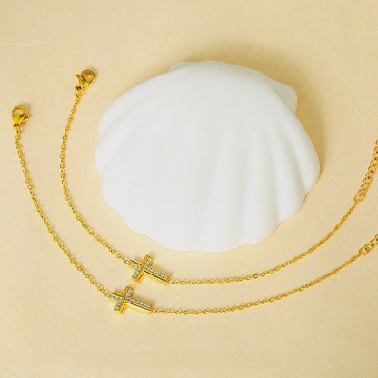 Crystal Cross Bracelet – product view 4