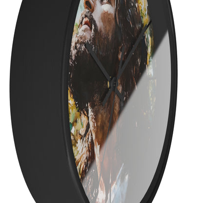 Jesus Portrait Christian Wall Clock — alternate clock product image 3