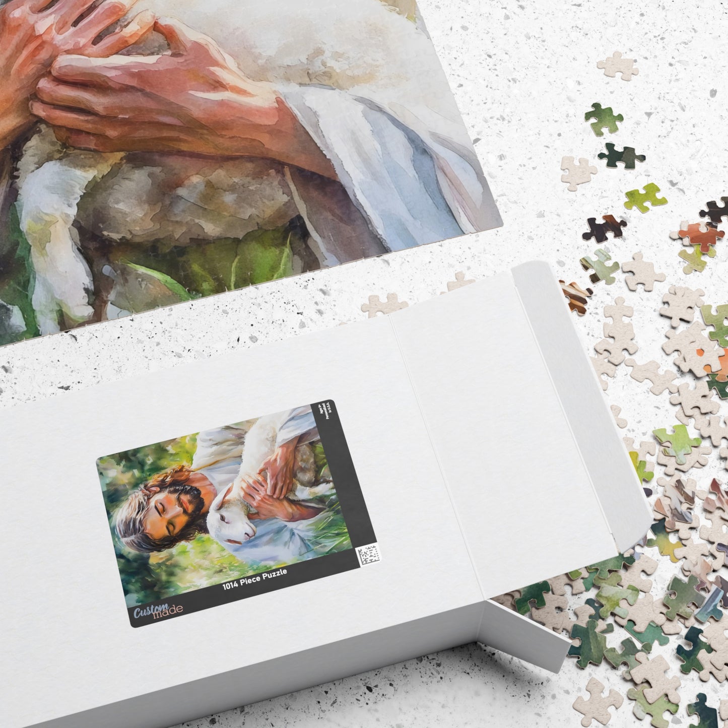 Jesus Holding Lamb Puzzle | Religious Christian Faith Jigsaw