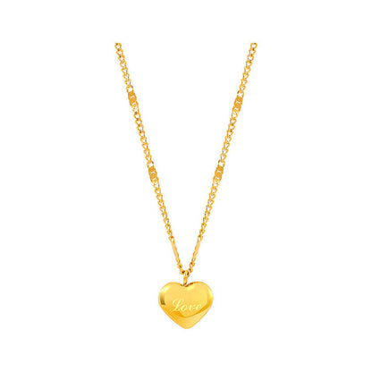 Heart Necklace Pendant – product view 2