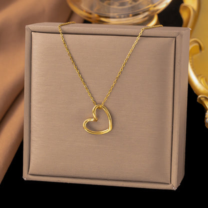 Women's Titanium Steel Heart Necklace – product view 35