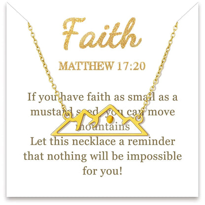 Oval Inspirational Necklace – product view 14
