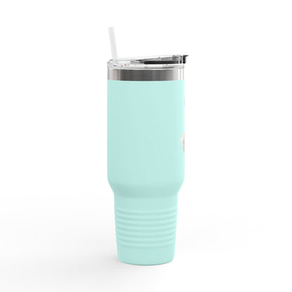 Purple Pansy Broken Pot 40oz Insulated Travel Tumbler — alternate tumbler product image 20