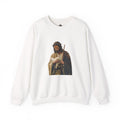 Jesus With Lamb Sweatshirt | Shepherd Christ Pastoral Christian Sweatshirt