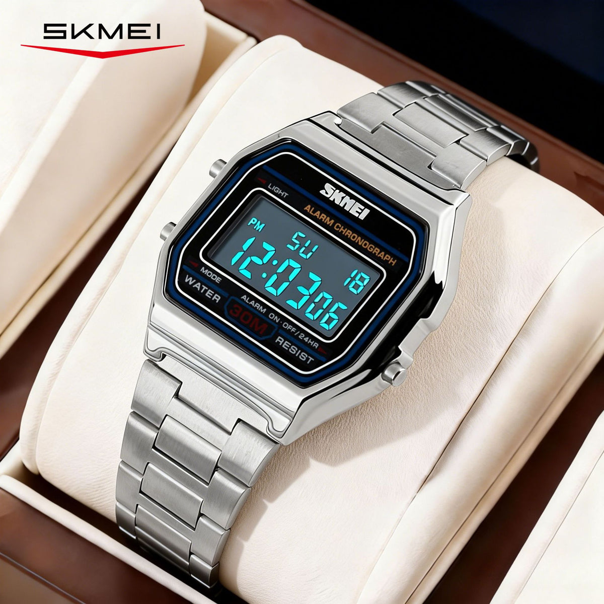 Multifunctional Digital Men's Watch – product view 1