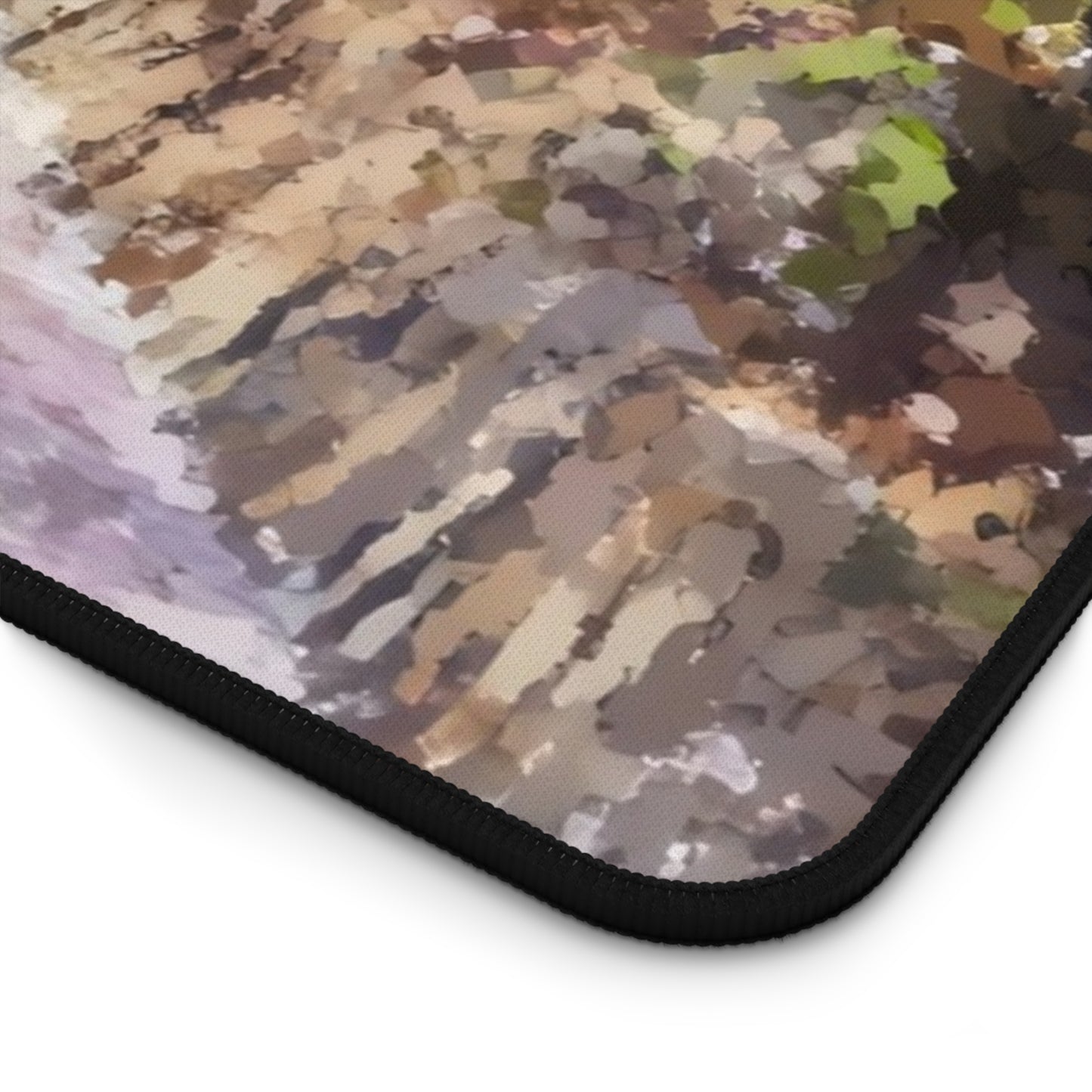 Cherry Blossom Path Desk Mat | Spring Sakura Scenic Mousepad