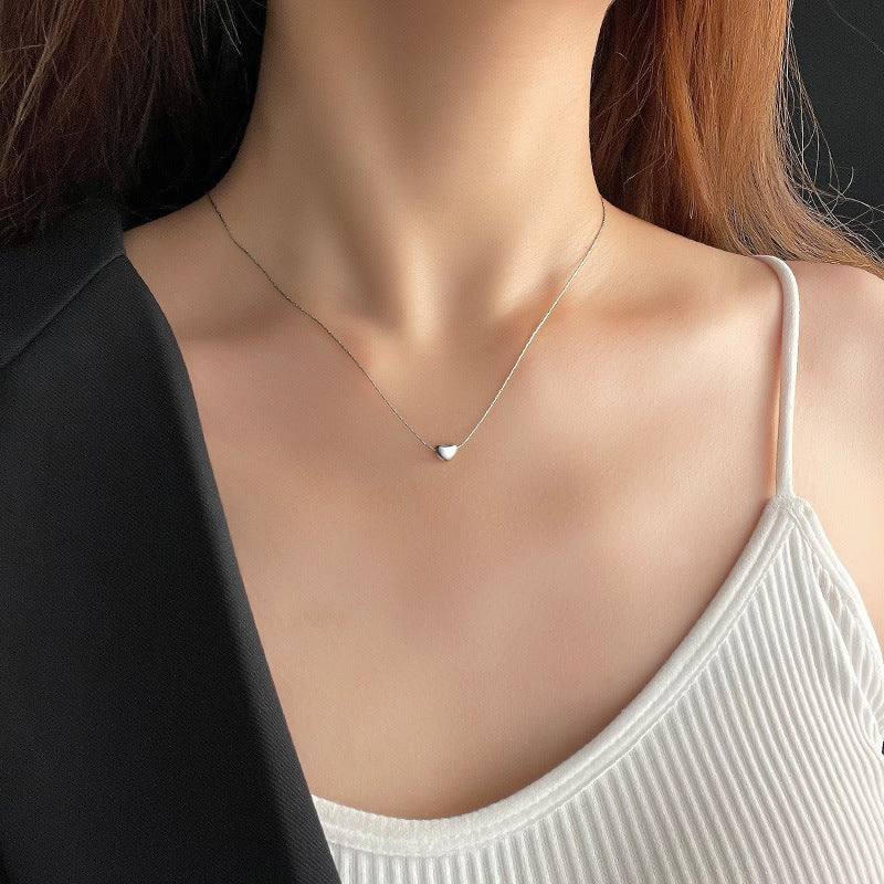 Women's Titanium Steel Heart Necklace – product view 30