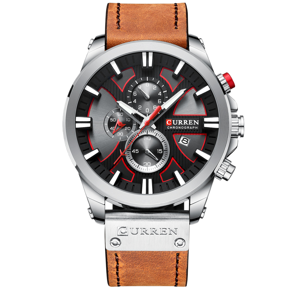 Mens Round Business Watch Calendar – product view 4