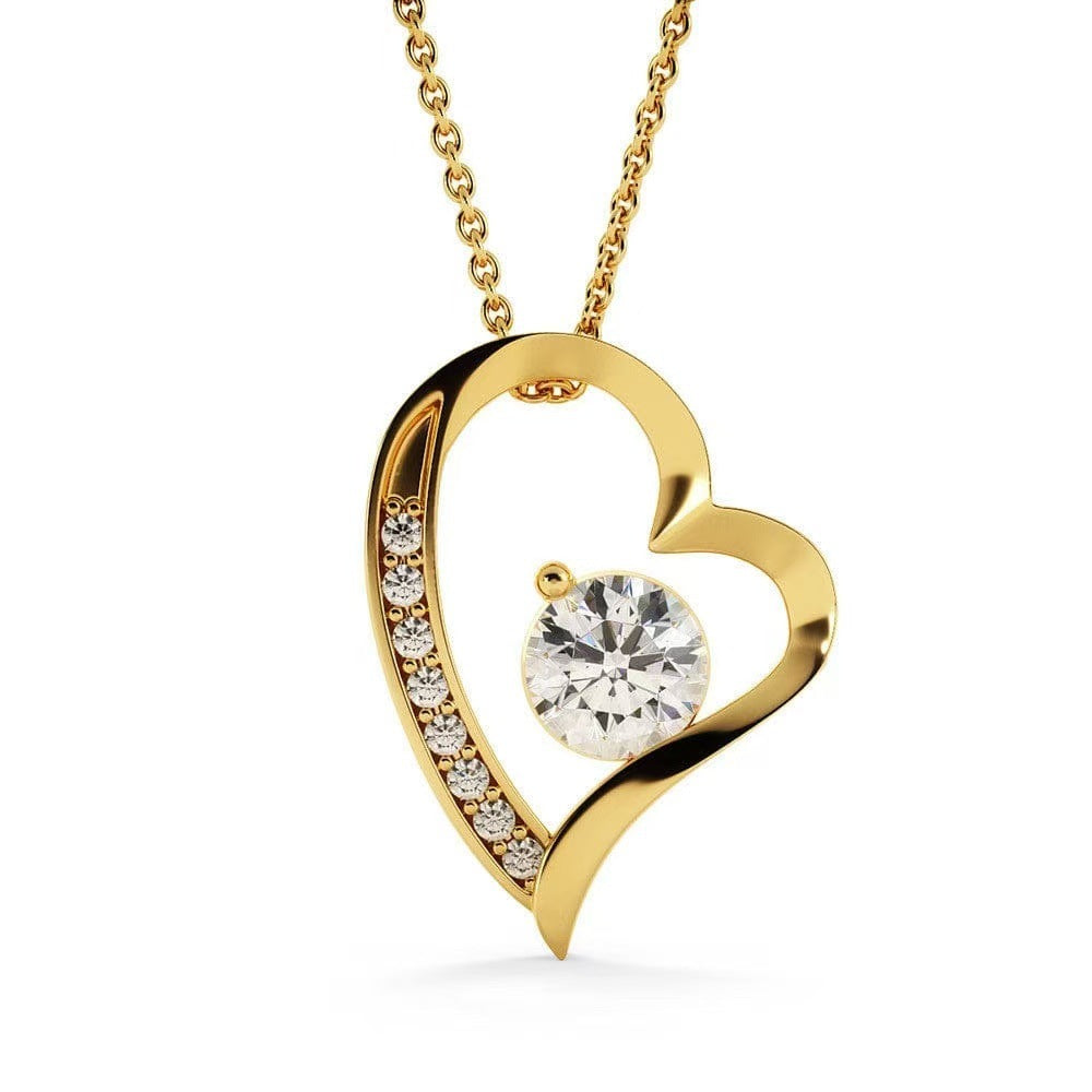 Hollowed-out Heart-shaped Necklace – product view 4
