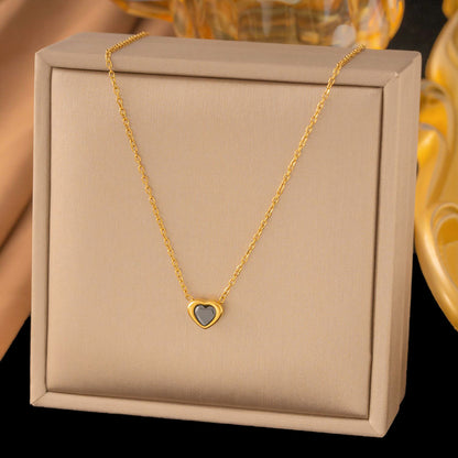 Women's Titanium Steel Heart Necklace – product view 80