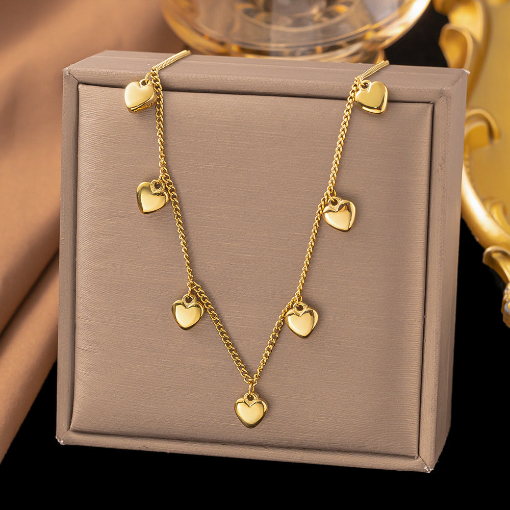 Women's Titanium Steel Heart Necklace – product view 44