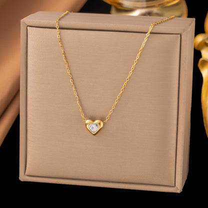 Women's Titanium Steel Heart Necklace – product view 63