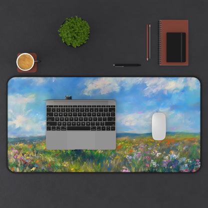 Cross in Wildflower Field Christian Desk Mat — alternate desk mat product image 12