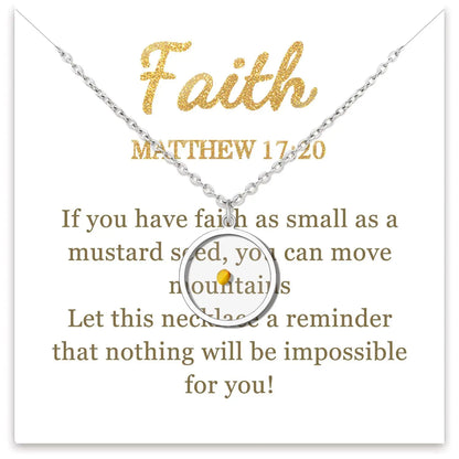 Oval Inspirational Necklace – product view 13