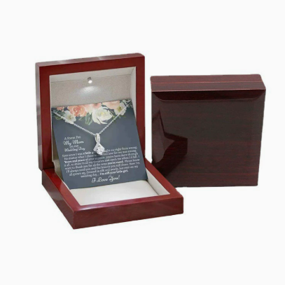 Crystal Silver Pendant Necklace – product view 8