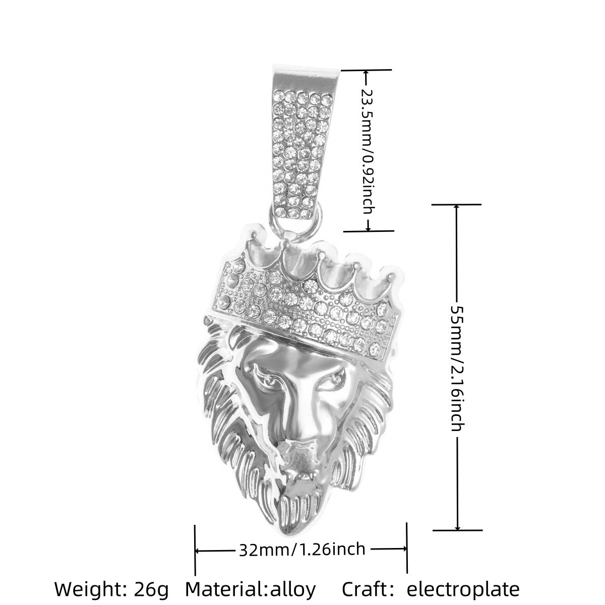 Cuban Chain Necklace Pendant – product view 49